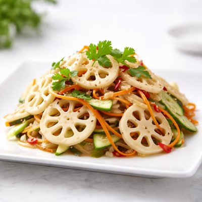 Lotus root salad