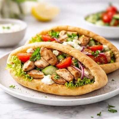 Low-carb pita