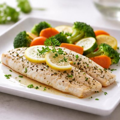 कम वसा वाली मछली