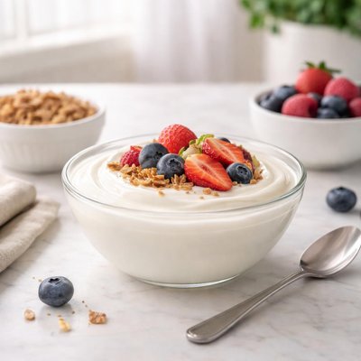 Low-fat greek yoghurt