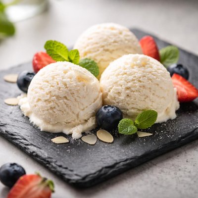 Low-fat ice cream