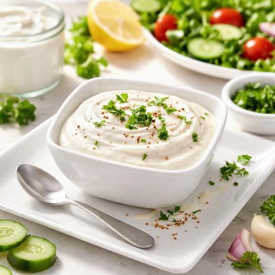 Low-fat yogurt dressing