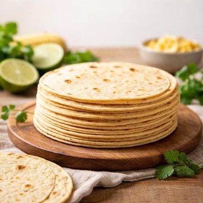 Tortillas de maíz bajas en calorías