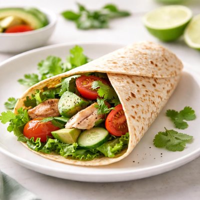 Low calorie tortilla