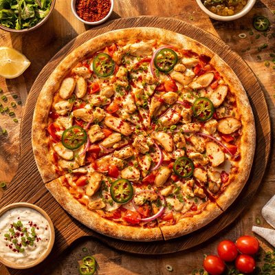 Low calories dynamite pizza