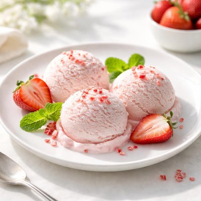 Low calories ice cream