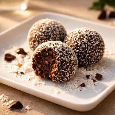 Low carb chocolate ball