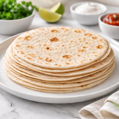 Low carb flour tortilla
