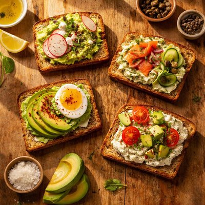 Tostadas bajas en carbohidratos