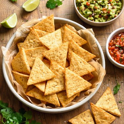 Low carb tortilla chips
