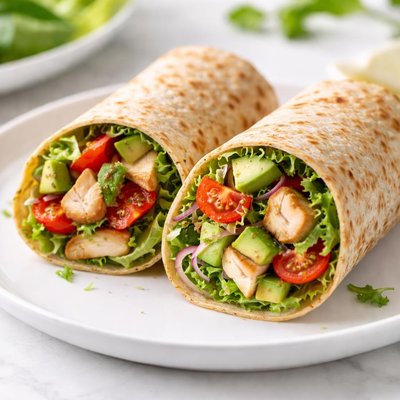 Low carb tortilla wrap