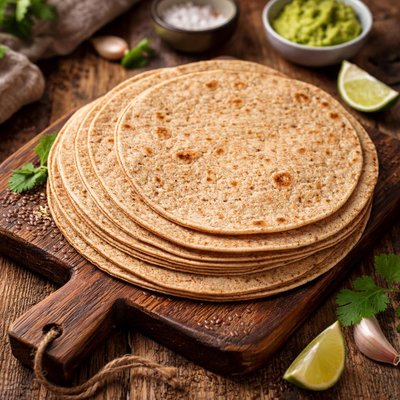Low carb whole wheat tortilla