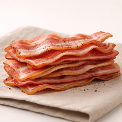 Low fat bacon
