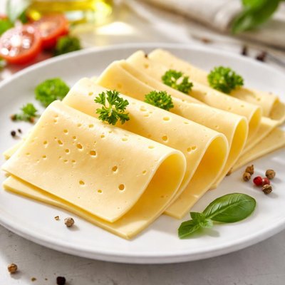 Low fat cheese slice