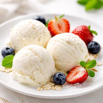 Low fat ice cream