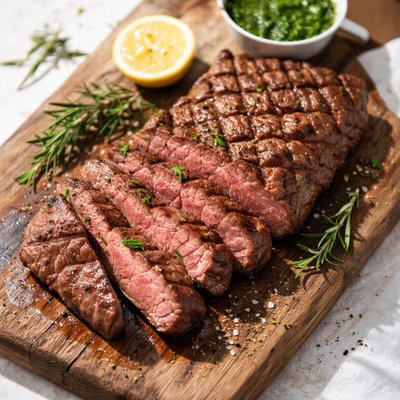 Low fat interlock beef steak