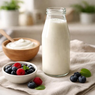 Low fat kefir