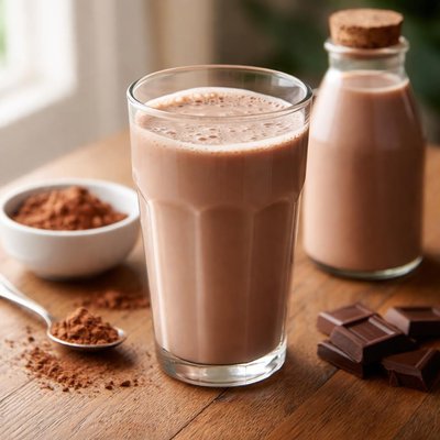 Low fat low sugar chocolate milk