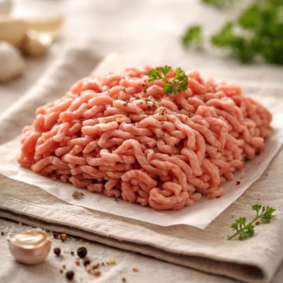 Low fat minced meat