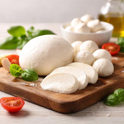 Queso mozzarella bajo en grasa