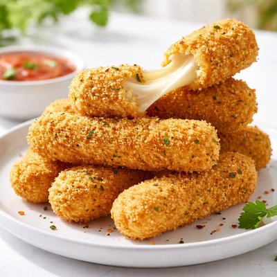 Low fat mozzarella stick