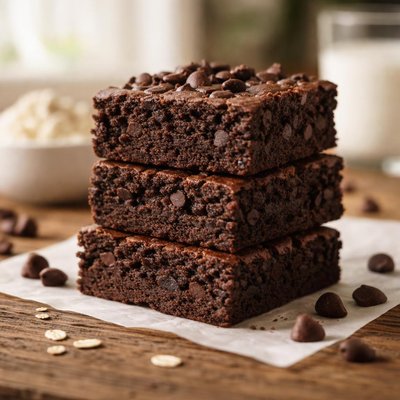 Low fat protein brownie