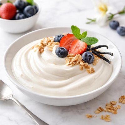 Low fat vanilla greek yogurt