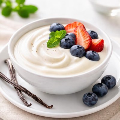 Low fat vanilla yogurt