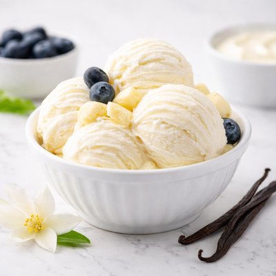 Low fat vanilla yogurt ice cream