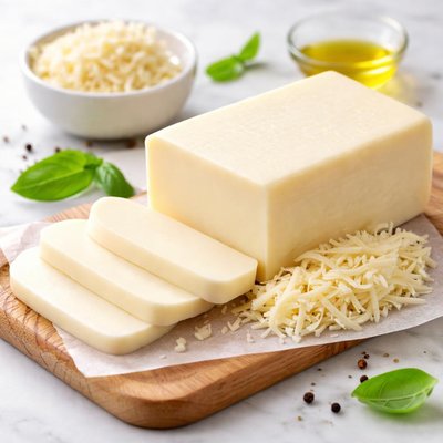 Queso mozzarella descremado de baja humedad