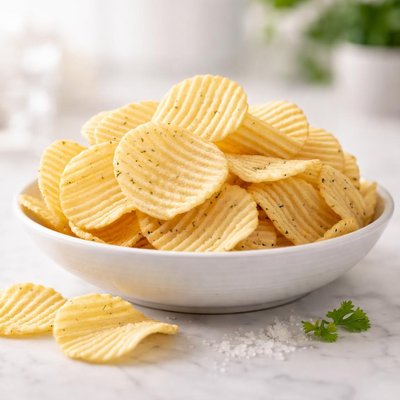 Low salt chips