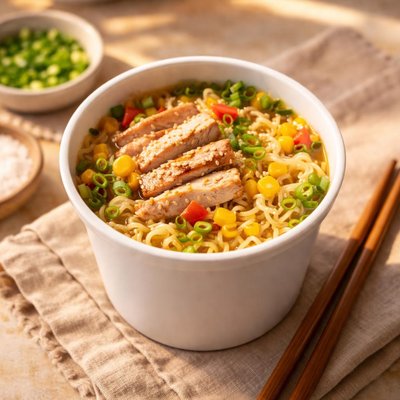 Low sodium ramen cup