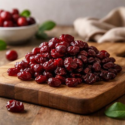 Low sugar dried cranberries