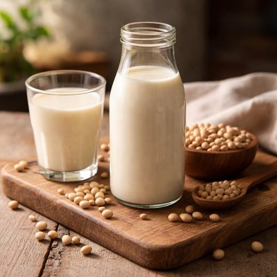 Low sugar soy milk