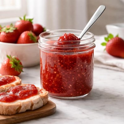 Low sugar strawberry jam