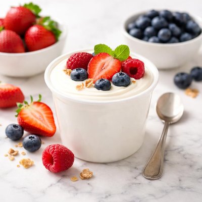 Low sugar yogurt