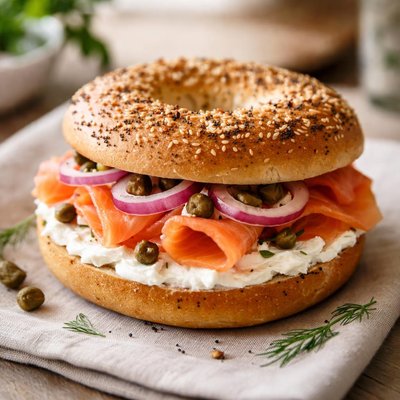 Lox bagel
