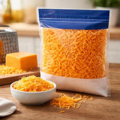 Lucerne shredded sharp cheddar