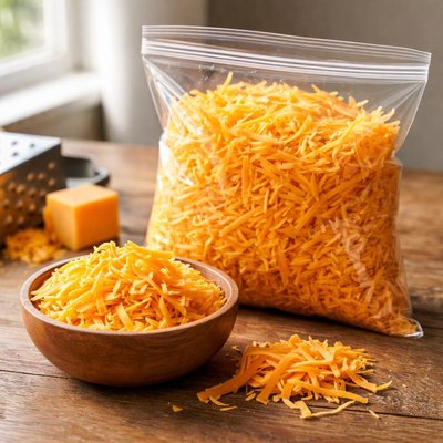 Lucerne shredded sharp cheddar cheese