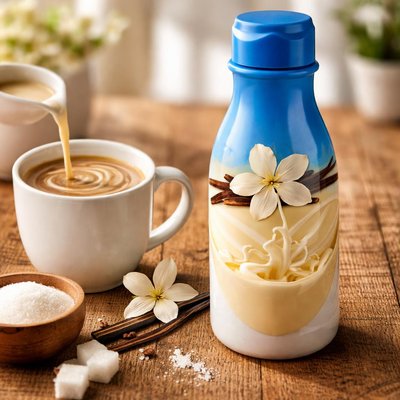 Lucerne vanilla coffee creamer