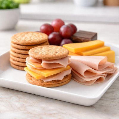 Lunchables turkey and cheddar cracker stackers