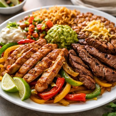 Lupe tortilla fajita