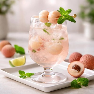 Lychee cocktail