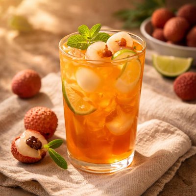 Té de fruta de lichia