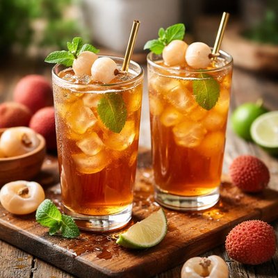 Lychee iced tea