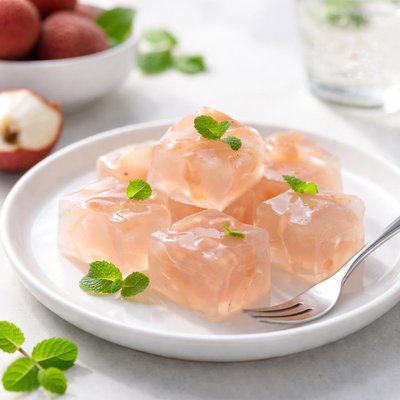 Lychee jelly