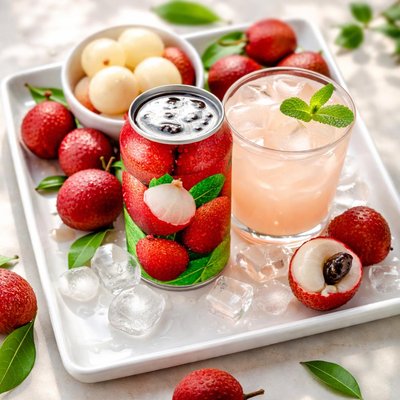 Lychee juice drink vinut