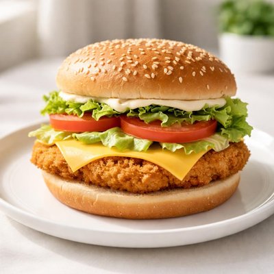 Mac chicken burger