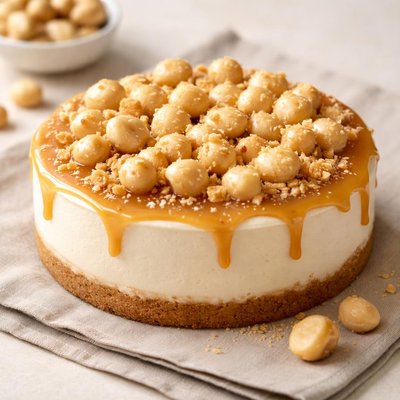 Macadamia cheesecake