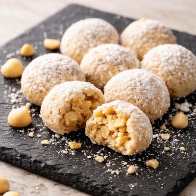 Macadamia cookie ball